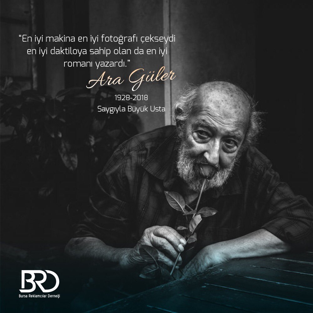 brdorgtr's tweet image. Yaratıcı fotoğrafçılığı öğreten Ara Güler’e saygıyla... #AraGüler #BRD #BursaReklamcılarDerneği #pazarlama #reklam #reklamcılık #advertising #marketing #brand