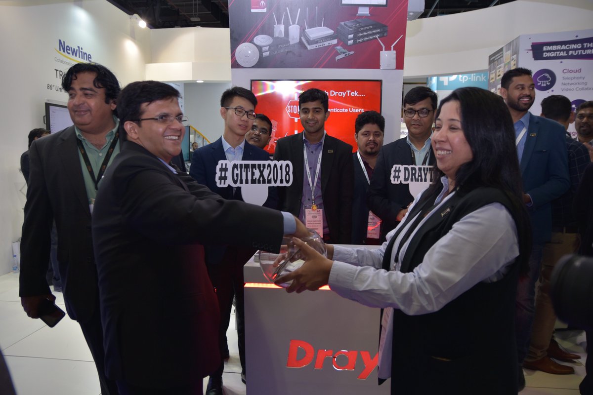 DvcomTechnology's tweet photo. Come to see and embrace the best breed of Networking Solution from #DrayTek at #GITEX Technology Week. #DVCOM https://t.co/3lWWbJSDMy