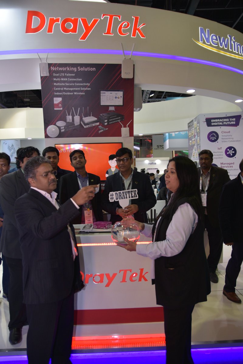 DvcomTechnology's tweet photo. Come to see and embrace the best breed of Networking Solution from #DrayTek at #GITEX Technology Week. #DVCOM https://t.co/3lWWbJSDMy