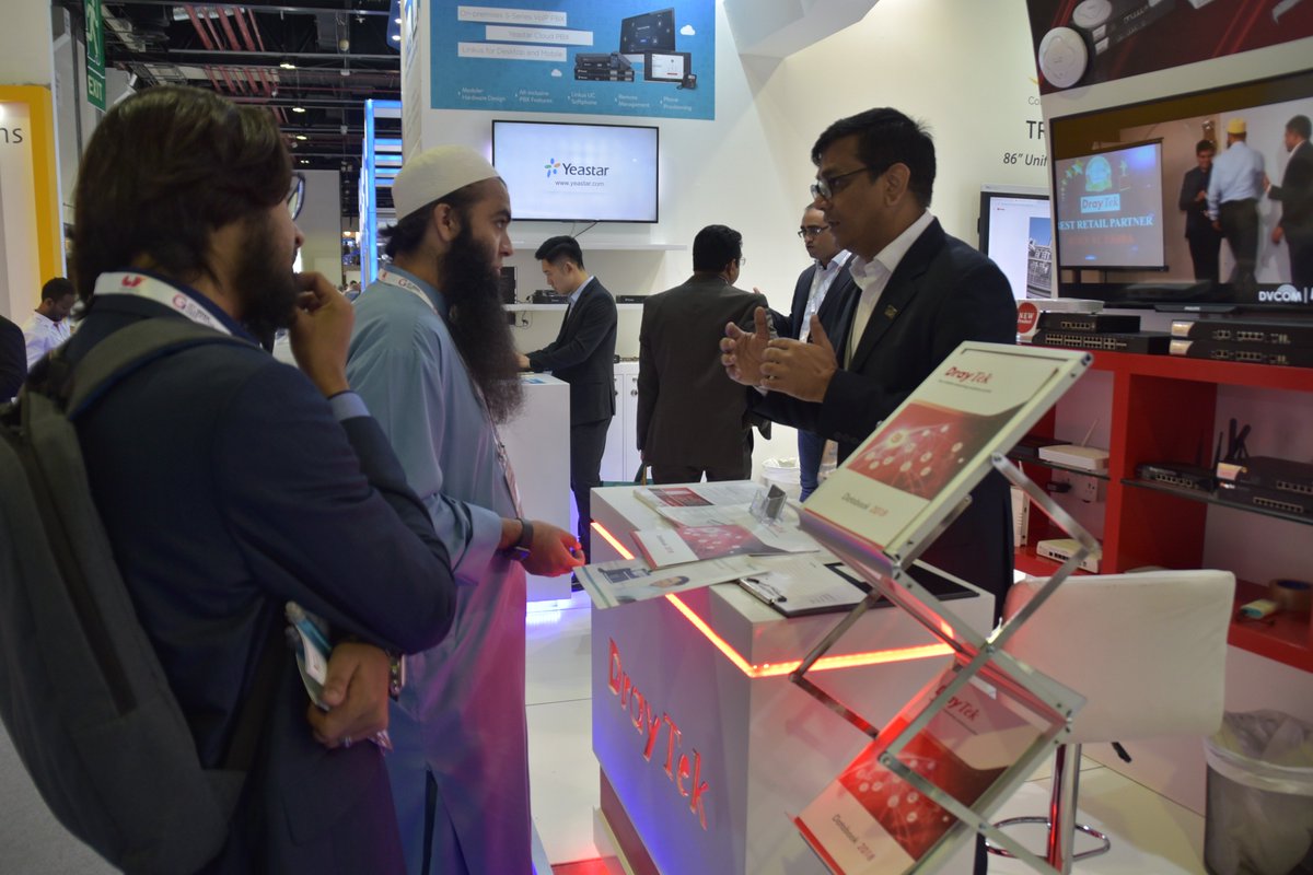DvcomTechnology's tweet photo. Come to see and embrace the best breed of Networking Solution from #DrayTek at #GITEX Technology Week. #DVCOM https://t.co/3lWWbJSDMy