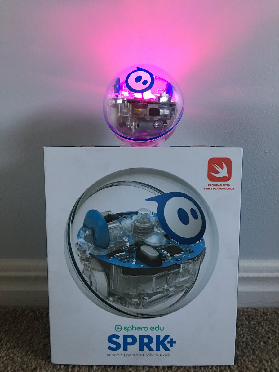 Is work really work when I get to play (aka research for @iDesignITPtyLtd) with this @Sphero SPRK+. What a great learning tool from @SpheroEdu. I can not wait to help teachers use this technology in the classroom #teacherfocusedsupport #ourfuturecoders