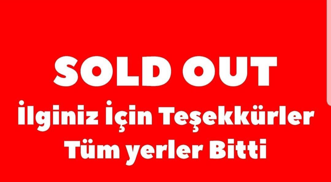 Tüm yerler tükendi, ilginiz için teşekkürler 😊 #ALAtogether #ALAcumhuriyetbalosu #ALAistanbulbuluşmasi2018 #senyoksaneksiğiz #sizyoksanizeksiğiz #27Ekim2018