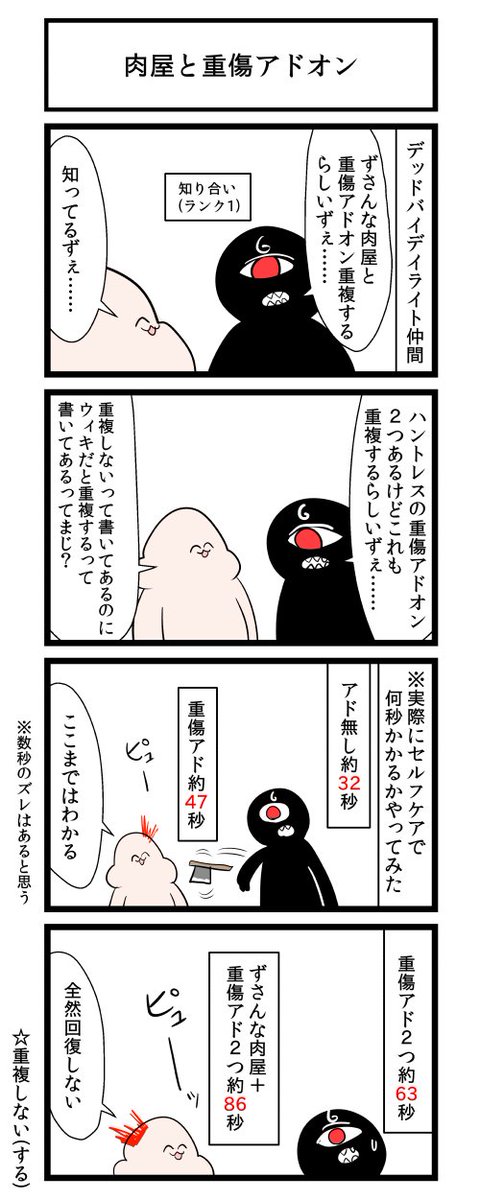 肉屋と重傷アドオン2つ　#DeadbyDaylight 