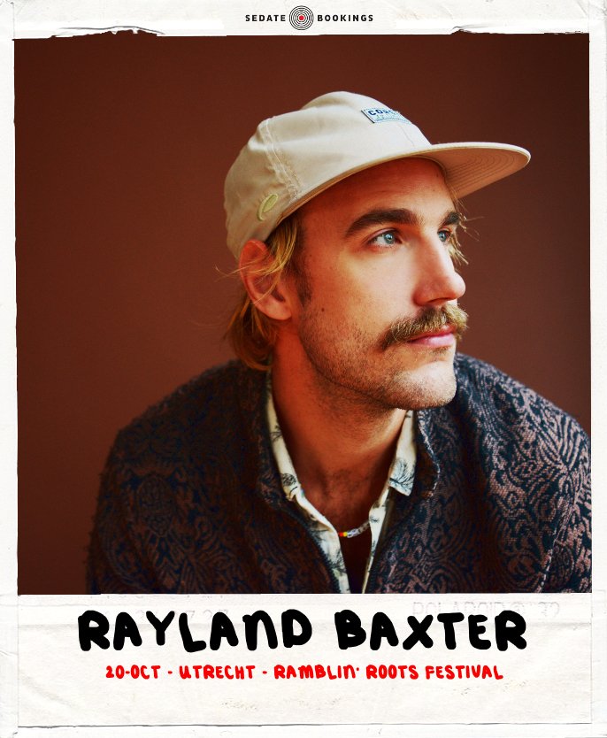 Rayland Baxter in Utrecht this weekend for Ramblin Roots Festival
sedate-bookings.com/news/rayland-b…
#jsutgetmetotheshow
#raylandbaxter