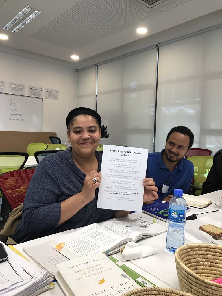 NicholsonTandL's tweet photo. Thrilled @ICSAddis to be part of a local partnership with the NEPS school, and learning and leading together.  The provocation for today was "What is the narrative of NEPS?" https://t.co/KuABaDfltS