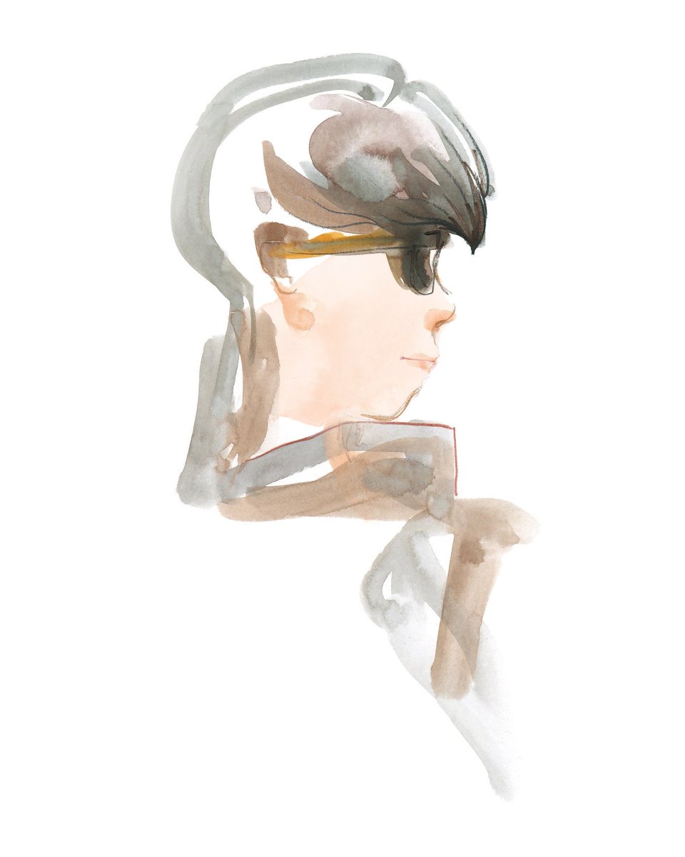 franloiacono's tweet image. #Drawing during a show is always quite unpredictable, you never know how your sketch may turn out. This is a quick #illustration I did during the beautiful #FyodorGolan SS19 show: I really wished for more time to catch the beauty of more looks: francescoloiacono.com/blog