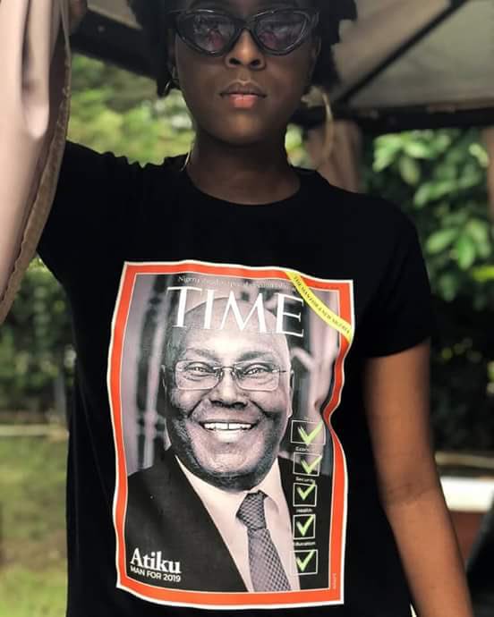 TiAbubakar's tweet photo. See fine geh supporting me, Chai. Maybe I will make her my first lady when I become president. https://t.co/8F0cPekYia