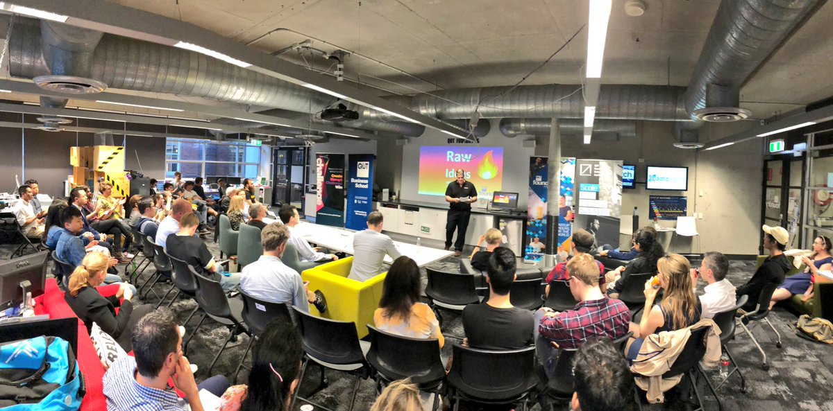 philcln's tweet image. Pitches kick off at the @QUTfoundry #IDEASLaunched 💡 - and we are here to celebrate the hard work done by the vibrant #QUT entrepreneurial community this year! 🙌