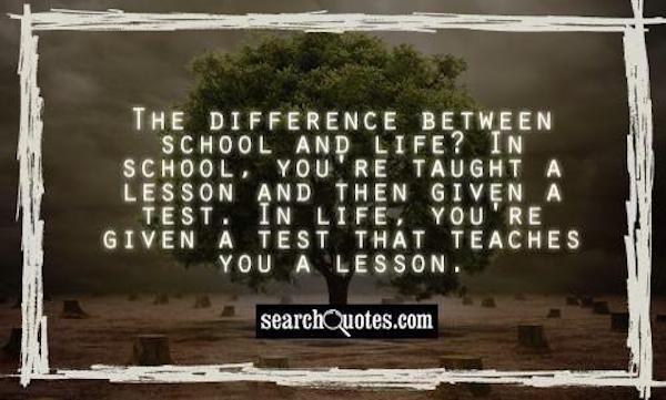 ijukes's tweet photo. The difference between school and life... https://t.co/KpPfyNyUFQ
