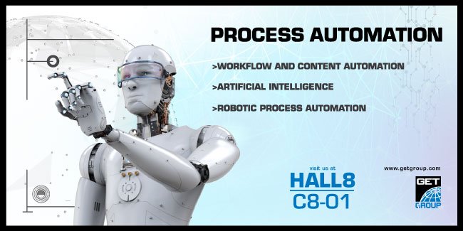 GETGroupHolding's tweet photo. GET Group's #RPA solutions enhance customer experience, speed up processing and reduce errors. Visit us at GITEX Technology Week for a live demo; booth C8-01. #GITEX2018 #process_automation #business_solutions https://t.co/z3Y1tK43Yo