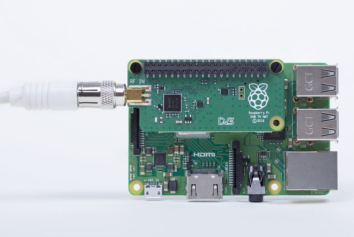 Farnell_Avnet's tweet photo. 📺 Tune in your Pi with the NEW @Raspberry_Pi #TVHAT supporting DVB/-T! It will be available soon on our website! #MicroHAT #comingsoon #staytuned https://t.co/H8WfoNVYUD