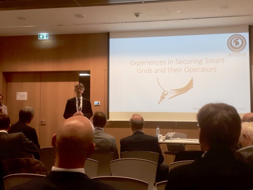 #itrust_lu itrust consulting’s Dr Carlo Harpes welcoming attendees at the #AtenaH2020 Workshop in Luxembourg!