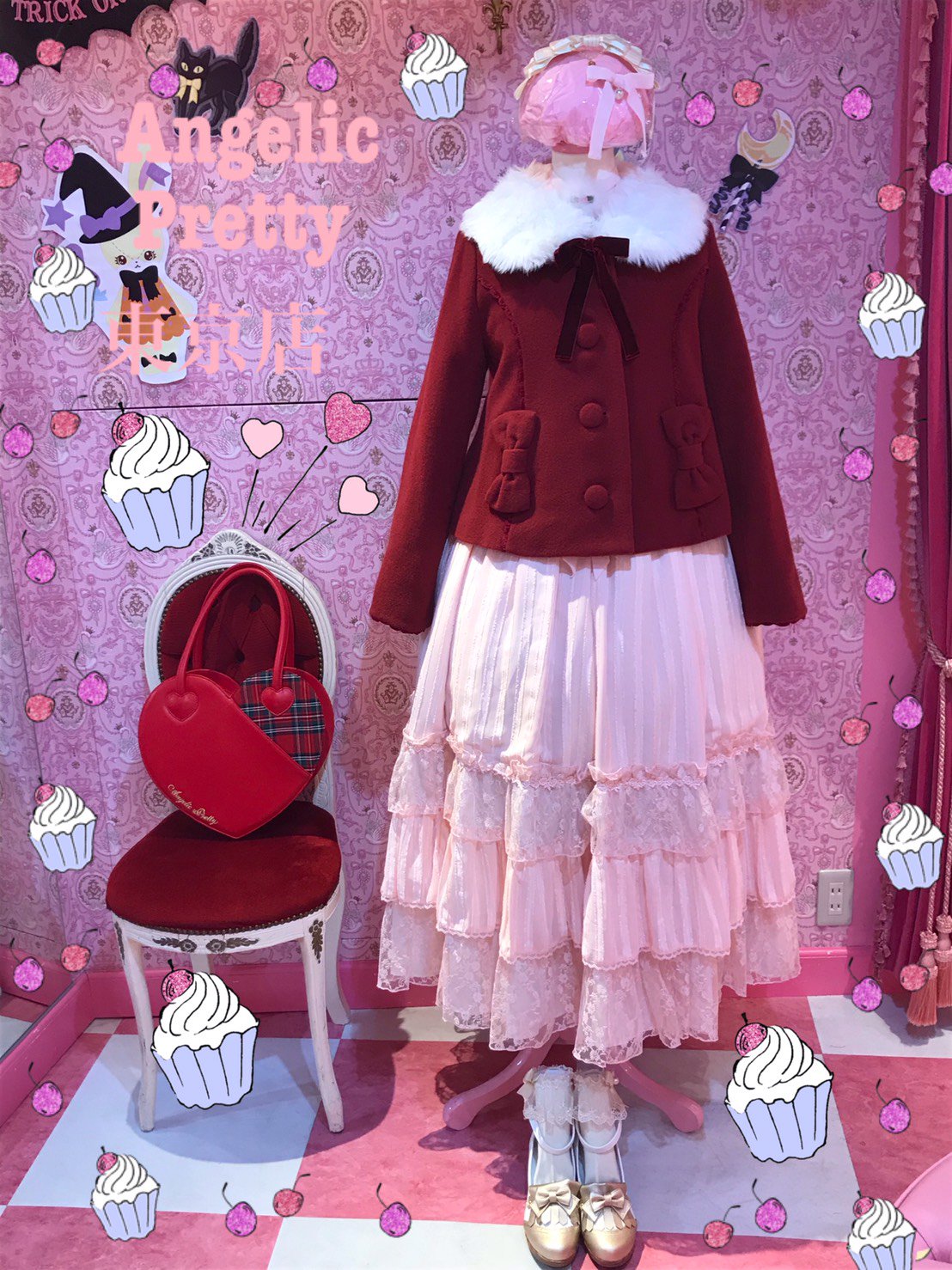 アンジェリックプリティ マリアンヌコート ピンク 【公式通販】