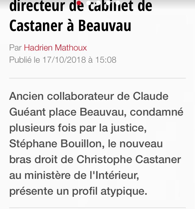 Castaner qui a fricoté avec la pègre marseillaise a pour bras droit un multi condamné, ancien collaborateur de Guéant. C’est dire si il a un beau profil.