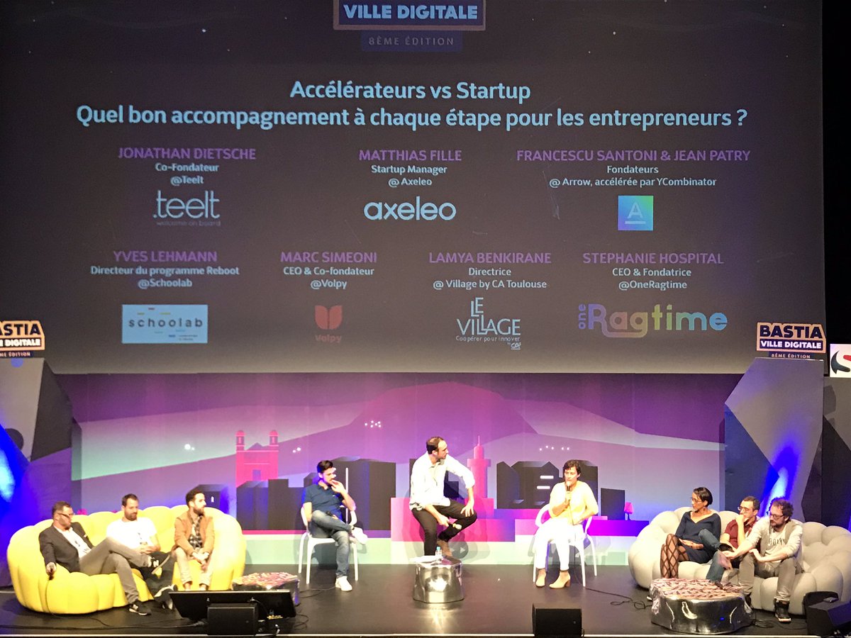 AgatheMoretti's tweet image. Ce matin, on parle des relations entre accélérateur et start-up à #BVD2018 @VilleDigitale ! cc @JonDietsche @marcsimeoni1