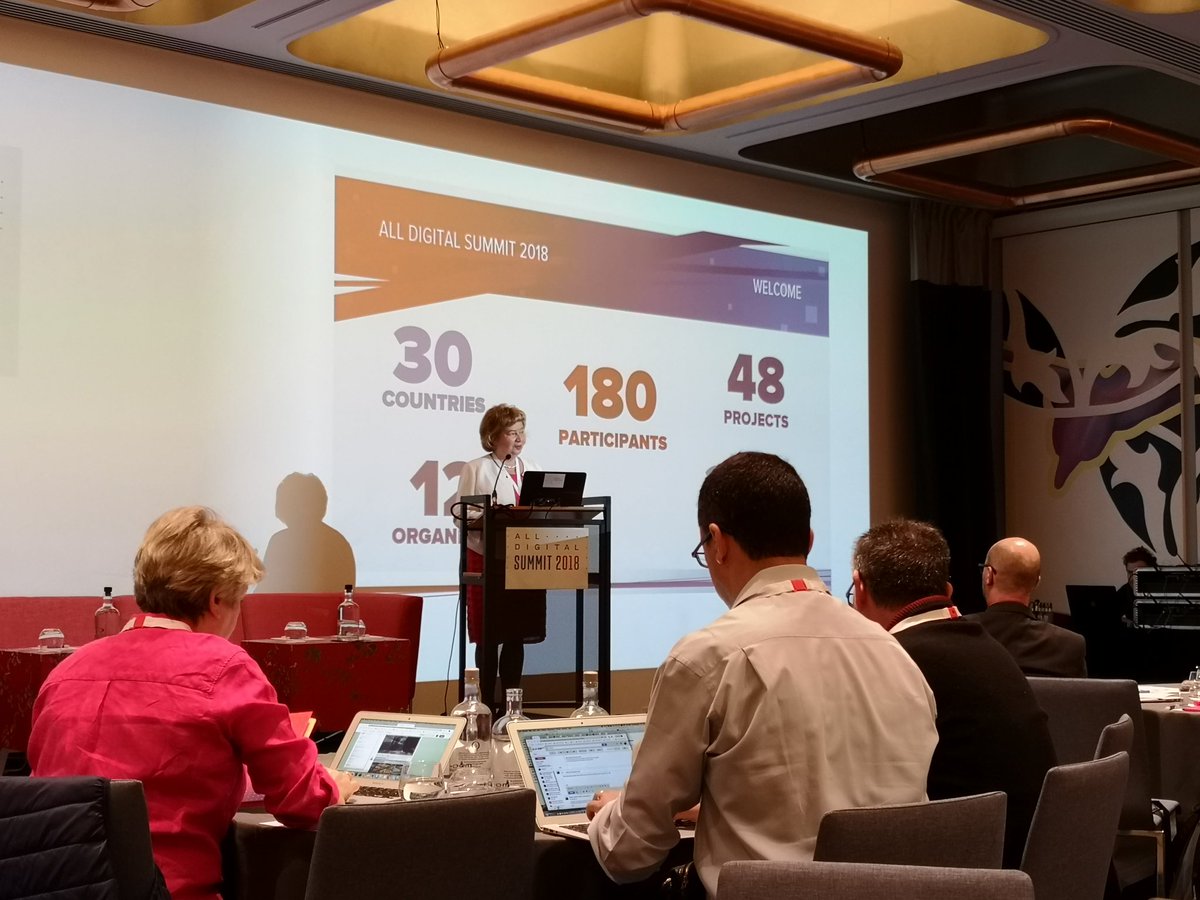 Hartmann_C's tweet photo. Let's take a #DigitalJourney across Europe with #AllDigitalEU to promote #DigitalSkills and inclusion for all! #Brussels2018 https://t.co/4u1uxVmnip