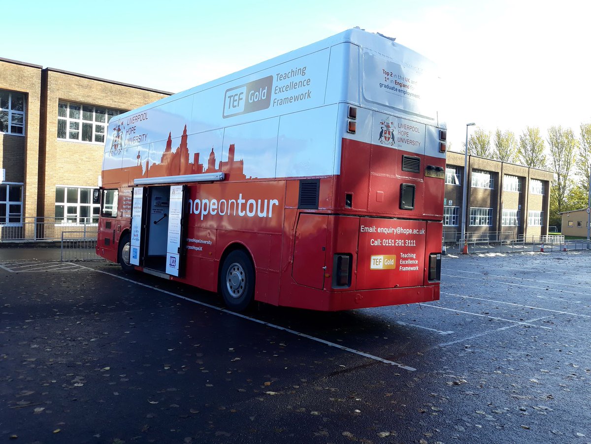 RoadshowPromo's tweet photo. #RSP03 our popular double decker #RoadshowBus  out on its 2nd week of its 4 week tour promoting Liverpool Hope University to potential students, this week the #Promobus  is out in #Belfast #HopeonTour

https://t.co/t2F2yTzRS1 https://t.co/myZywxQ9S3