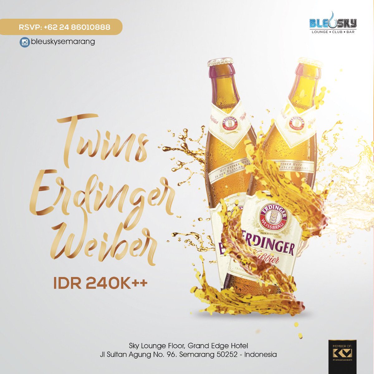 grandedgehotel's tweet photo. OUR TWINS PROMO @bleuskysemarang 
Get this with your pals!
#nearlyweekend #grandedge #grandedgesemarang #bleuskysemarang https://t.co/6O9MH6QjgG