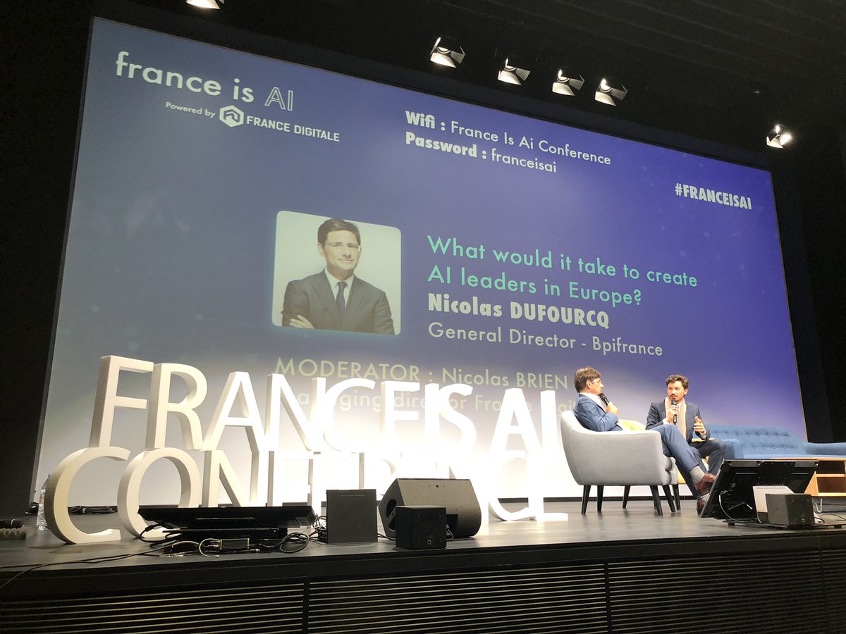 Let’s talk about changing the game together with the ecosystem around AI in few minutes, following very interesting talks in #franceisai with <a href="/Capgemini/">Capgemini</a> <a href="/capgeminifrance/">Capgeminifrance</a>