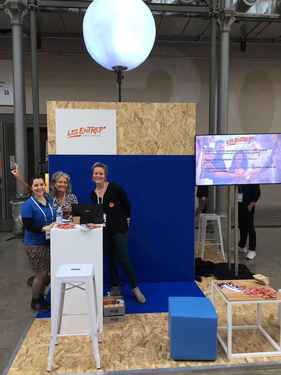 L’équipe de <a href="/LesEntrepEnIDF/">Les Entrep' en Île-de-France</a> vous attendent au #TalentsHubNQT !