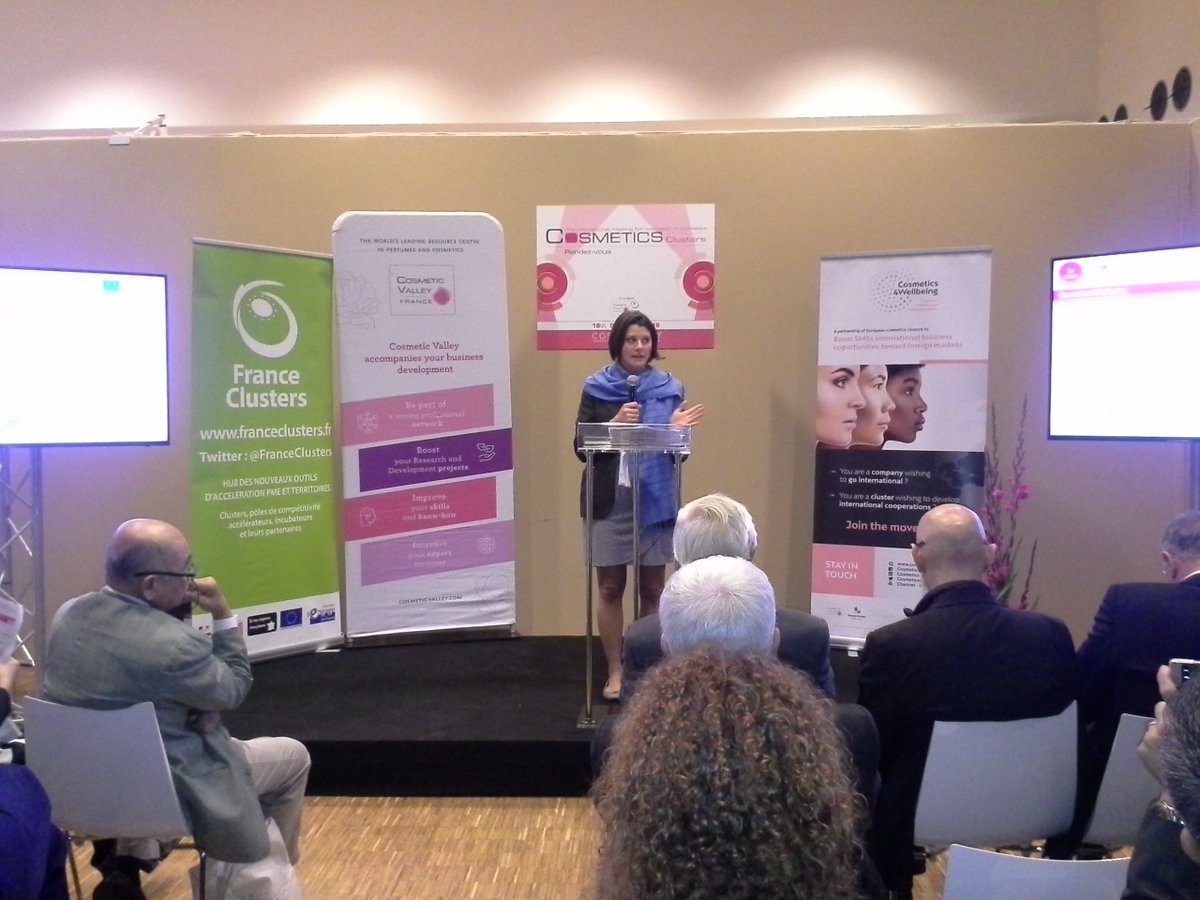 cosmetics_GCC's tweet image. Cosmetics Clusters Rendez-vous here we go ! 20 countries, 36 organizations and 70 participants. A busy program of international presentations and B2B meetings !
@CosmeticValley  @Cosmetic360