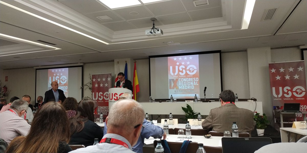 Da comienzo el IX Congreso de USO Madrid.