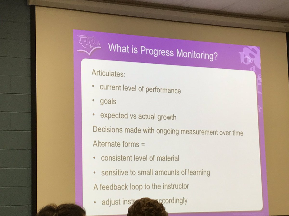 MrsKaseySmith's tweet photo. Progress monitoring never taught anyone how to read. 1. Screen 2. Change instruction 3. Progress monitoring (feedback on teaching) #mtssforum18 #mtssforum2018 https://t.co/ECL0cNwmQZ
