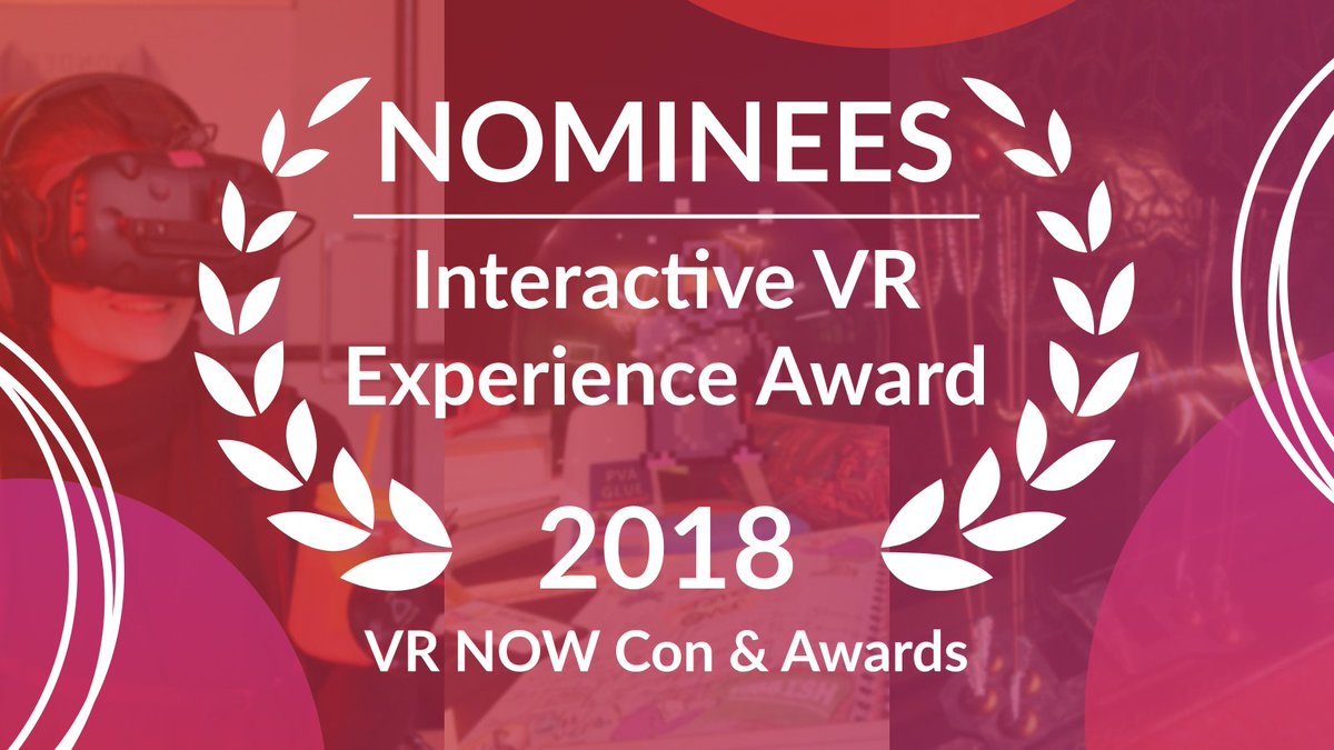 *Drumroll* the nominees for the Interactive #VR Experience Award are: <a href="/arvoreimmersive/">ARVORE | WE 💜 VR</a> with <a href="/pixelripped/">Pixel Ripped 🕹️</a>, <a href="/UbisoftBlueByte/">Ubisoft Blue Byte</a> with "Escape the Lost Pyramid" and <a href="/VRYou/">Cy Tuschi</a> / <a href="/vonderlandvr/">VONDERLAND</a> with "VONDERLAND". Congrats! (4/4) We'll introduce all the nominees in the next days! #vrnowawards
