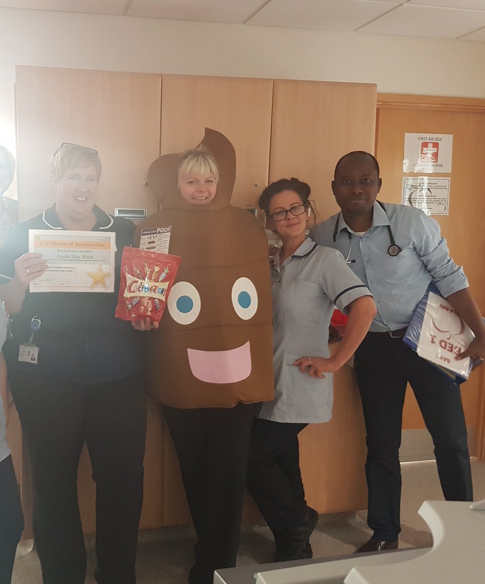IPCTeamNWAFT's tweet photo. Congratulations to Apple Tree Ward who won Infection, Prevention and Control ward of the year! Well done 🍏 https://t.co/oGHf6s2RMw