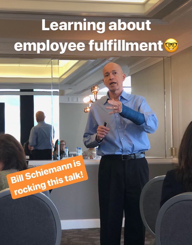 Careerminds's tweet photo. @wschiemann and Marisa are giving a stellar presentation this morning about employee fulfillment!

#hr #HumanResources https://t.co/tcsogJeqGE