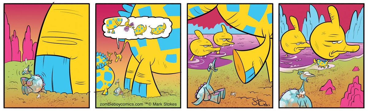 They Grow ‘em Big Down There! Latest Zombie Boy: zombieboycomics.com/comic/grow-em-… #webcomics #makingcomics #ZombieBoy