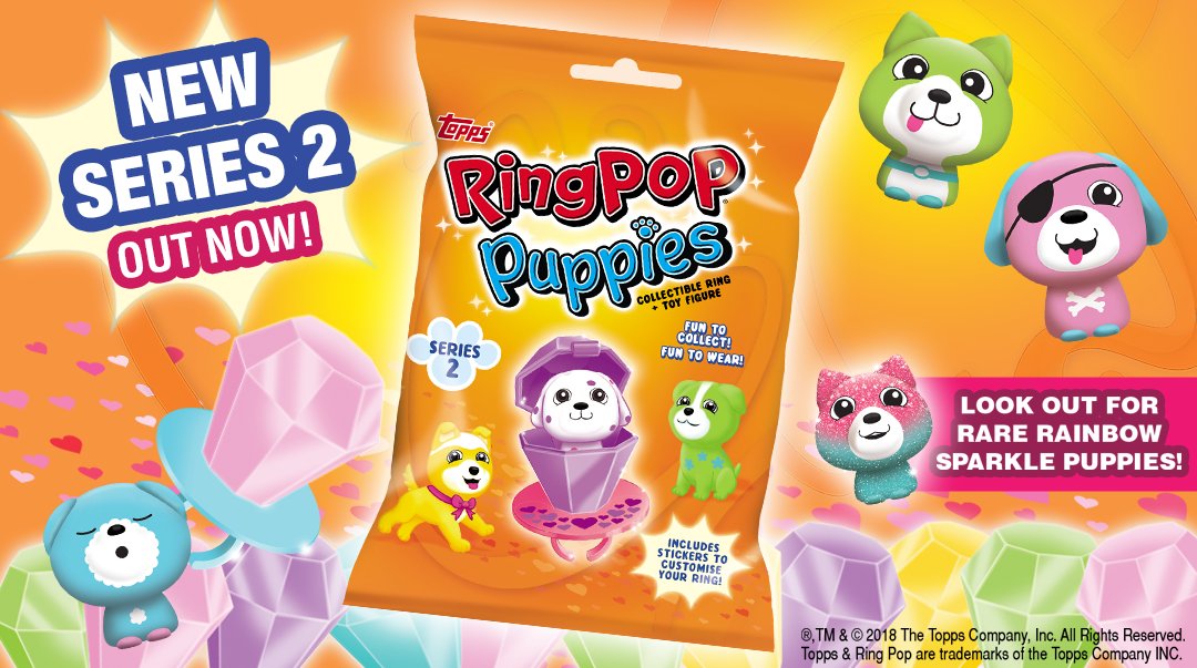 Fonetiek Verlating Het spijt me Topps UK on Twitter: "Series 2 of Ring Pop Puppies are OUT NOW! They're fun to collect and fun to wear, with a whole new cast of characters to meet! #RingPopPuppies #RPP Fonetiek Verlating Het spijt me Topps UK on Twitter: "Series 2 of Ring Pop Puppies are OUT NOW! They're fun to collect and fun to wear, with a whole new cast of characters to meet! #RingPopPuppies #RPP