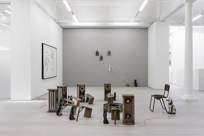 PerformaNYC's tweet photo. Performa alumni @KemangWa reviewed in his first solo show at @MarianGoodman London, through October 20 https://t.co/HkN6sFlltK #performa17 https://t.co/hOJWtxlkZU