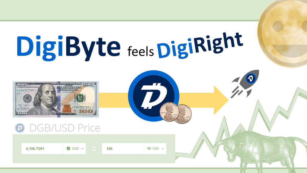CryptoFeedz's tweet photo. The underdog #DigiByte will rise to the top when people realize it's a coin that can already be used and has a long term future.

$100 in #DGB now should be a  low risk, high reward for 2019. 

DYOR - DigiByte is DigiRight

#DigiByteIsDigiRight #DigiByteMoon #UseDGB #CryptoFeedz https://t.co/00gFL4PG0H