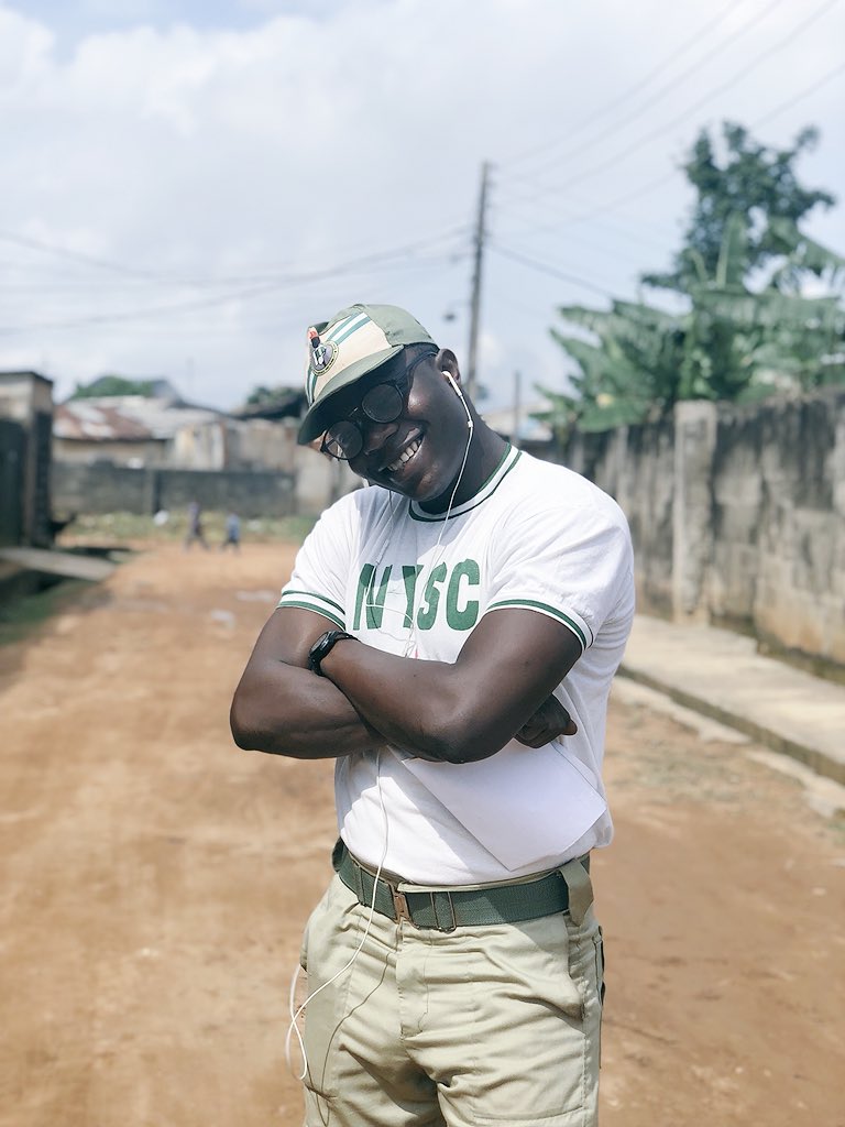 Ayothepassenger's tweet photo. Hi guys am Olubiyi Ayodeji 
Today am passing out as a Corp member in Lagos State. 
It’s real life out there
Am a photographer/videographer 
Kindly check @26Views also on instagram to check out our work, my next costumer could be on your TL PLS RT for your boy. Cc @bizzleosikoya https://t.co/mQQfetdnTw