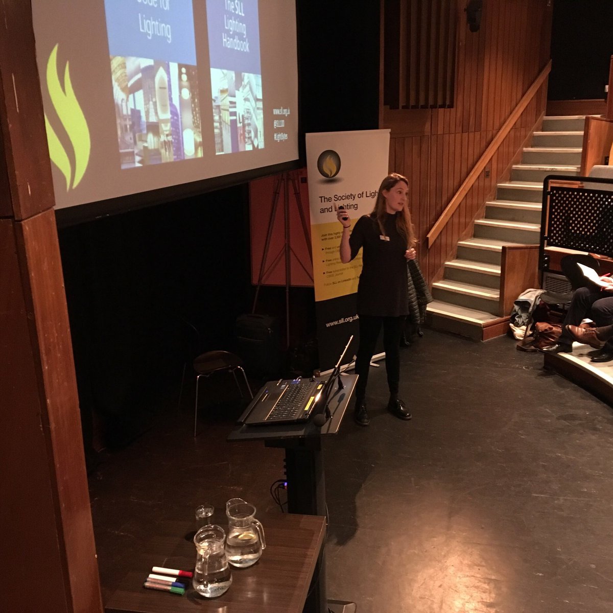 SLL100's tweet image. SLL Coordinator Juliet Rennie presents the good and the great of lighting and the SLL #LightBytes #Lightingknowledge #Lightinglearning