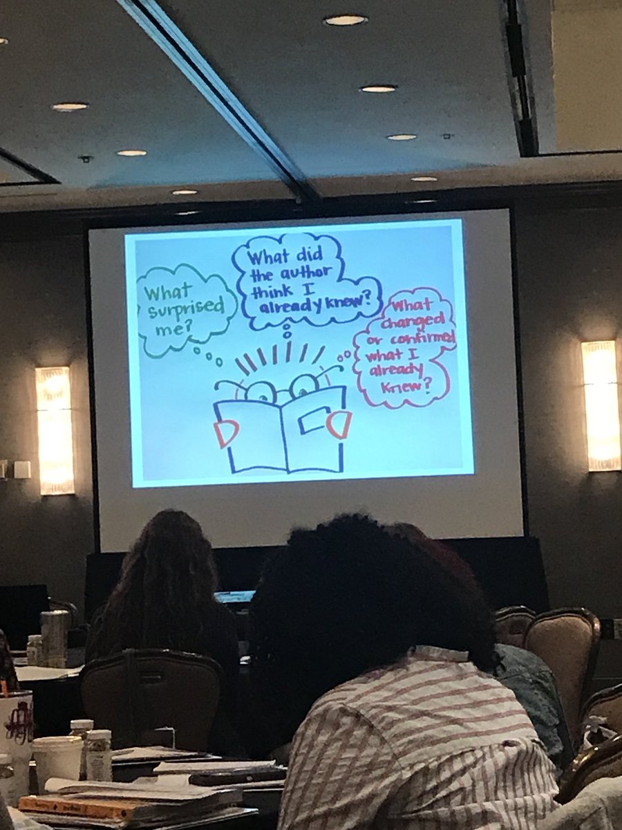 welshans_e's tweet photo. It was an honor being able to listen to @BobProbst and @KyleneBeers speak yesterday at the Note and Notice conference! They truly know how to get students to interact with text is magical ways! https://t.co/JNE2DwZ8hK