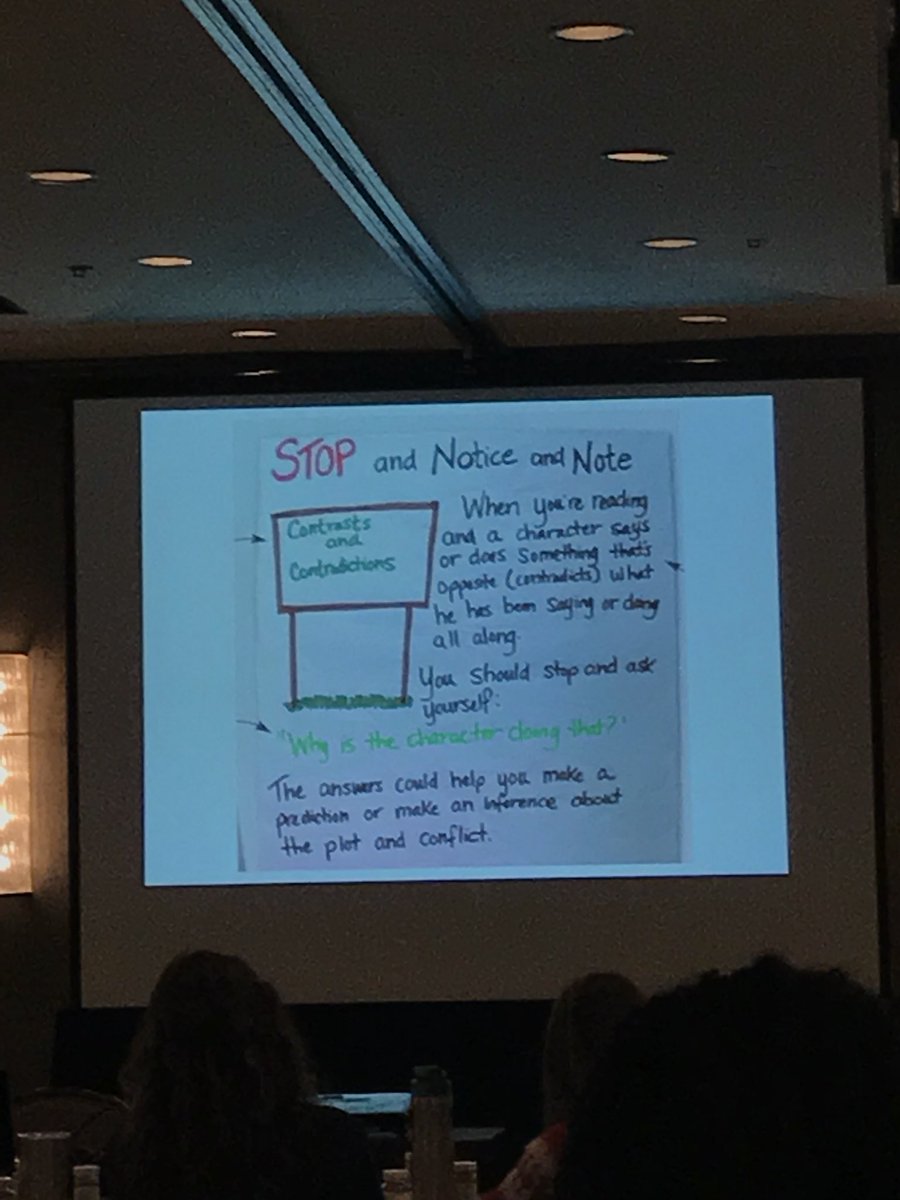 welshans_e's tweet photo. It was an honor being able to listen to @BobProbst and @KyleneBeers speak yesterday at the Note and Notice conference! They truly know how to get students to interact with text is magical ways! https://t.co/JNE2DwZ8hK