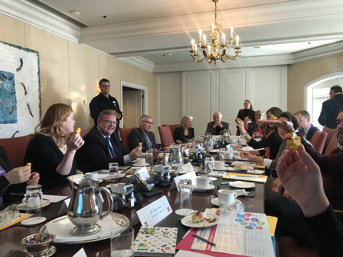 tanderupniels's tweet photo. Working on #playfullearning with the #LEGO group in Ottawa discussing the value of discovery based learning and the full range of skills for kids to navigate in a more and more complex world. #workingfordenmark #umdk https://t.co/iiMTyZsG3R