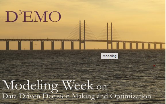 Maths4Industry's tweet photo. D3EMO Modeling Week - Data Driven Decision Making and Optimisation a student's view by @AliceRaffaelle1
#maths4industry https://t.co/AxHIWuVISG https://t.co/GRM3bm3daU