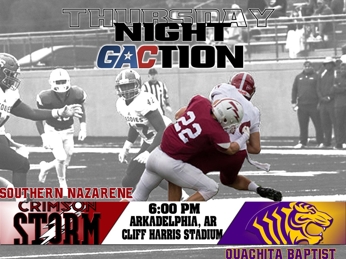 CoachLangvardt's tweet photo. Short week of preparation. Gametime is 6:00 PM tonight in Arkadelphia, AR as we take on the current #1 team in the GAC and top 5 nationally, Ouachita Baptist. #WhyNotUs #WhyNotTonight #BoltsUpโก๏ธ https://t.co/jq6hQYTj4q
