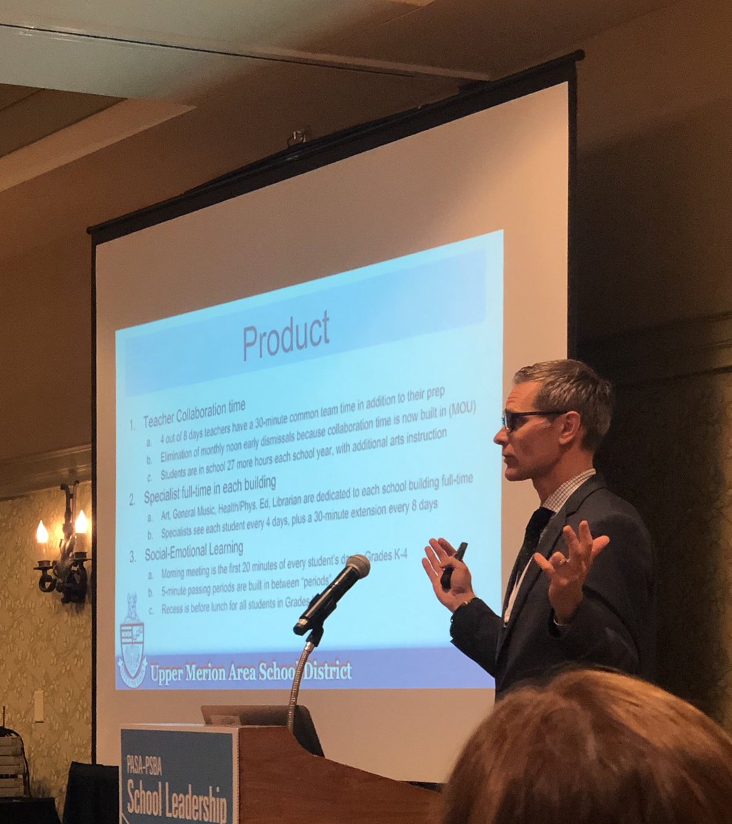 alicehope's tweet photo. So proud of @DrAndrewKuhn and Dr. Sean Gardiner. Amazing presentation on educating the Whole Child at #PASLC2018! Way to represent @UpperMerionSD! https://t.co/6yo0xIgD51