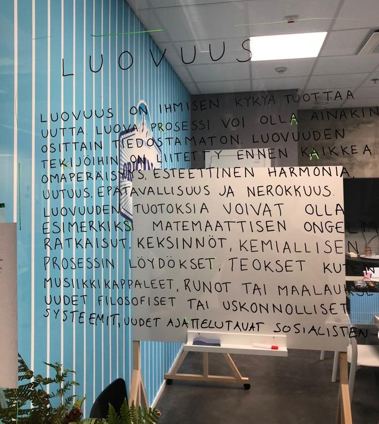Wonderland - work, eat, drink (@wonderland_work) on Twitter photo Mitä luovuus on sinun mielestäsi? #luovuus #wonderlandwork Mitä luovuus on sinun mielestäsi? #luovuus #wonderlandwork
