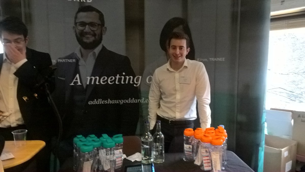 Hello from Cambridge. On the AG team today we have trainees Ben and Tom and Erena from the Grad team. Come by and say hello. @camlawsoc @cambridgelaw