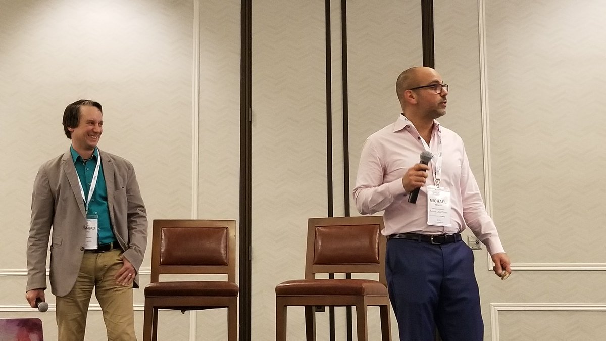 proletm's tweet image. @MatthiasBettag &amp;amp; Michael Feiner kicking off the #DAHub
Excited for 2 days of great huddles! 
#measure