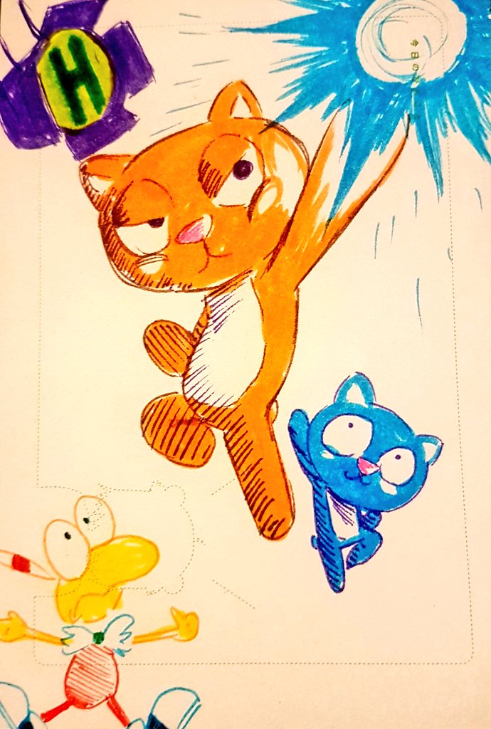 Wonchop On Twitter Inktober Day 18 Trouble Bruin Maruyama