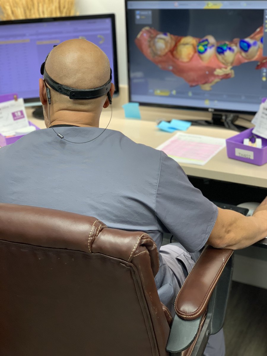 DigiDentLabs's tweet photo. Working those double screens like a champ! Thank goodness for a #digitalworkflow and a head technician that is always giving his all!
#digitaldental #digidentlabs #dental #dentist #dentsplysirona #inlab #cerec #cerecconnect #digitaldentistry #design #cadcam #technology https://t.co/CluVfclP0u
