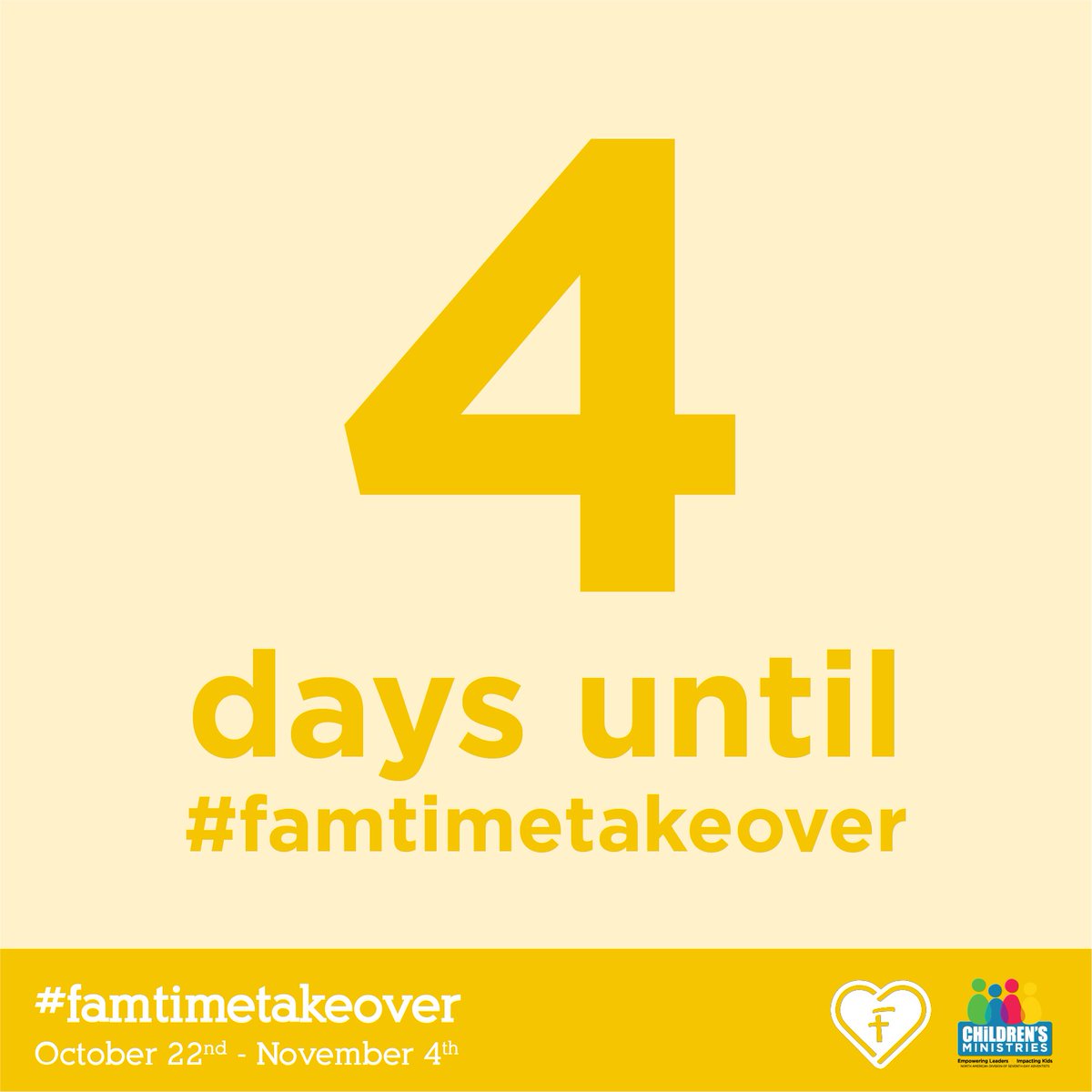 ChildsMinNAD's tweet photo. It's almost time! We are so excited and getting everything ready for you. Be sure to share share share! #Famtimetakeover #Childmin #Parenting #Family #Children #KidMin https://t.co/4F7Ukgzu4E