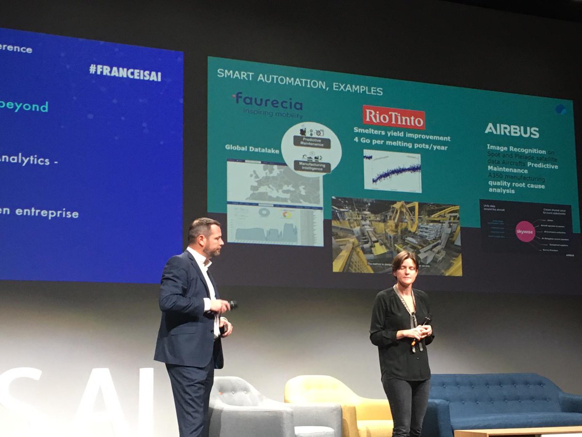 [DIRECT] #FranceIsAI : "#AI Is the best way to show the best results, optimizing operations, reducing costs and consumption" <a href="/ValPerhirin/">Valérie Perhirin</a> goo.gl/YGFGDm