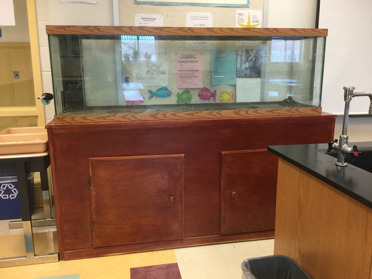 MercerEarth's tweet photo. New tank.  Thx to WHS.  Time to get busy setting up. https://t.co/ldOa2oIRdR